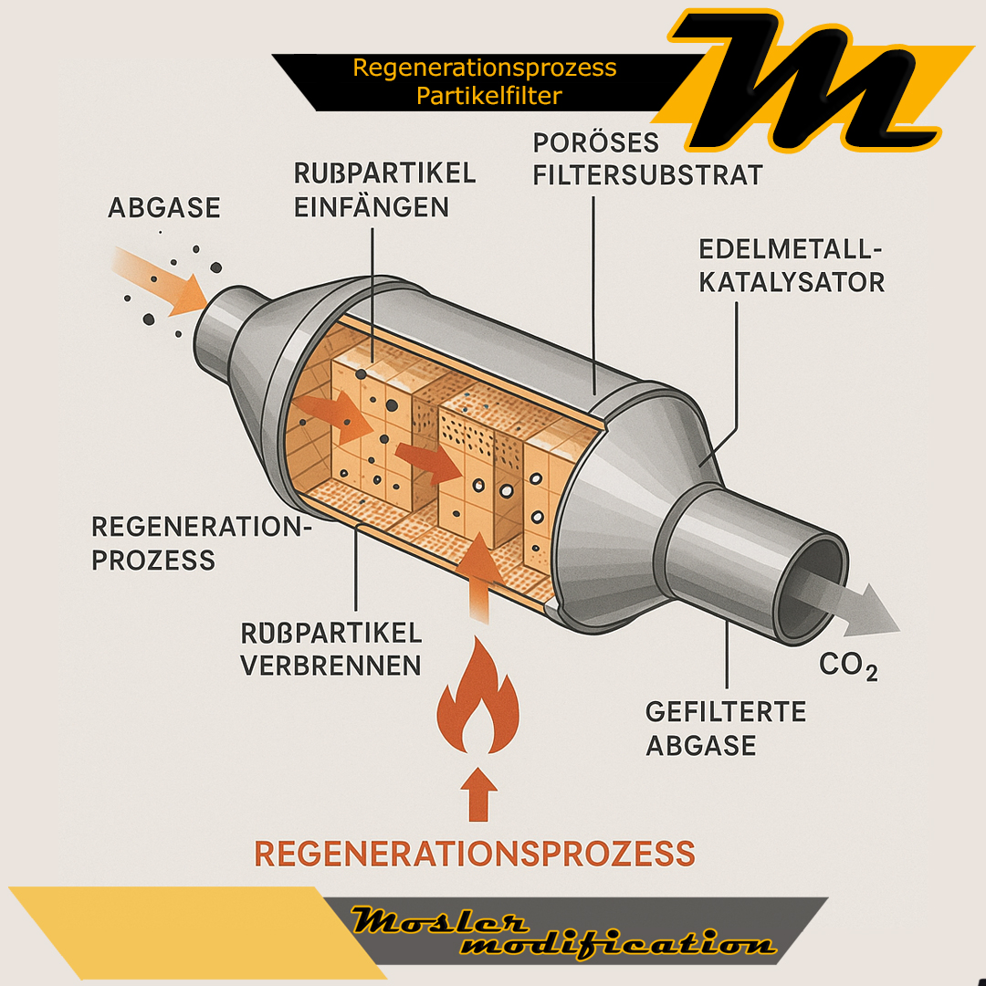 Was macht der Partikelfilter und aus was besteht er Mosler Modification