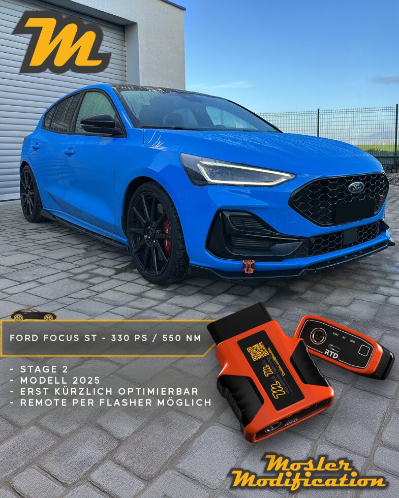Ford Focus MK4 ST Softwareoptimierung Mosler Modification Tuning