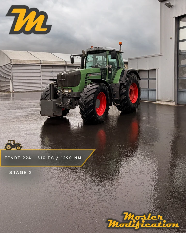 Hier hatten wir einen Traktor mit Kultstatus zu Besuch. Dieser Fendt Vario 924 bekam von uns eine Stage 2 Optimierung, welche die Maschine auf 310 PS und 1290 Nm Drehmoment bringt. Das ist ein Zuwachs von stolzen 70 PS und 245 Nm gegenüber der Serienleistung des Fendt. Mit unserer Stage 2 wird das vorhandene Motorpotenzial effizient ausgeschöpft.

🔧 Modell: Fendt Vario 924
🚀 Stage 2 Ergebnis: 310 PS / 1290 Nm
🧠 Umsetzung: Optimierung über Diagnose-Schnittstelle – kein Ausbau des Motorsteuergeräts erforderlich

Mehr Drehmoment bedeutet im landwirtschaftlichen Einsatz vor allem eins: mehr Zugkraft unter Last, stabileres Arbeiten mit schweren Anbaugeräten und souveräner Durchzug bei Transportfahrten. Durch die optimierte Abstimmung kann der Motor bei gleicher Arbeitsleistung mit niedrigerer Drehzahl betrieben werden, was den Kraftstoffverbrauch reduziert und die Effizienz im täglichen Einsatz steigert.

📍 Vor-Ort-Service
📩 Anfragen via DM
🛜 www.mosler-modification.eu

#Fendt #FendtFavorit #Fendt924 #Favorit924 #Landtechnik #Agrar #Softwareoptimierung #Traktor #Landwirtschaft #farming #farmlife #Traktorpower #Drehmoment #torque #Landwirt #Bauernhof #viral #MoslerModification #Deutschland #Germany #stage2 #ECU #Tuning