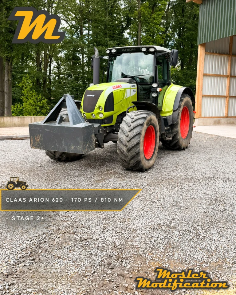 Auch dieser CLAAS Arion 620 durfte unsere Werkstatt mit einer Stage 2+ Optimierung verlassen. Aus der Serienleistung von 135 PS und 580 Nm holen wir 170 PS und 810 Nm heraus - ein Plus von 35 PS und 230 Nm. Das Ergebnis ist eine kraftvollere Leistungsentfaltung und deutlich mehr Drehmoment für anspruchsvolle Einsätze.

🔧 Modell: CLAAS Arion 620
🚀 Stage 2+ Ergebnis: 170 PS / 810 Nm
🧠 Anpassung: Diagnoseschnittstelle (OBD)

Gerade bei Zugarbeiten und Transportfahrten macht sich das zusätzliche Drehmoment bemerkbar. Der Motor arbeitet souveräner unter Last, Beschleunigungsvorgänge gelingen müheloser und die Leistungsreserven stehen genau dann zur Verfügung, wenn sie gebraucht werden. So lässt sich das vorhandene Potenzial des Motors optimal nutzen.

📍 Individuell abgestimmt
📩 Anfragen via DM
🛜 www.mosler-modification.eu

#CLAAS #ClaasArion #Arion620 #Traktor #Landtechnik #Agrartechnik #Landwirtschaft #Stage2 #Leistungssteigerung #Motoroptimierung #ECU #Tuning #Kennfeldoptimierung #Drehmoment #DieselPower #FarmLife #Agriculture #Bauer #Landwirt #Bauernhof #Werkstatt #MoslerModification #Deutschland #Germany