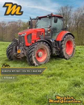 Dieser Kubota M7-153 bekam eine Softwareoptimierung von uns. Die Seriendaten des Traktors liegen bei 153 PS und einem Drehmoment von 611 Nm. Mit unserer Stage 2 konnten wir einiges herausholen und das Fahrzeug auf 214 PS und starke 860 Nm optimieren. Bei diesem Modell muss für eine Leistungssteigerung das Steuergerät ausgebaut werden - dank unserer langjährigen Erfahrung und Expertise ist dieser Eingriff für uns jedoch Routine.

🔧 Modell: Kubota M7-153
🚀 Stage 2 Ergebnis: 214 PS / 860 Nm
🧠 Umsetzung: Diagnose-Schnittstelle (OBD) - kein Ausbau des Motorsteuergeräts erforderlich

Gerade bei der Beschleunigung oder bei anspruchsvollen Feldarbeiten unter Last hat der Kubota nun deutlich mehr Reserven. Dies schont unter Anderem die Komponenten und spiegelt sich auch positiv im Kraftstoffverbrauch des Fahrzeugs wider. 

📍 Vor-Ort-Service möglich
📩 Anfragen via DM
🛜 www.mosler-modification.eu

#Kubota #M7153 #Landwirtschaft #Agrar #ECU #Softwareoptimierung #Traktor #Landwirtschaft #Agrartechnik #farming #farmlife #Landtechnik #Traktorpower #Drehmoment #Overboost #Bauernhof #viral #MoslerModification #Deutschland #Germany