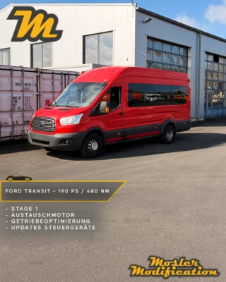 Dieser Ford Transit bekam von uns einen neuen Motor eingebaut. Im Anschluss wurden diverse Steuergeräte auf den neuesten Softwarestand gebracht. Zusätzlich entschied sich der Besitzer für unsere Stage 1 Optimierung, die den Transit auf 190 PS und 480 Nm bringt. 

Für noch mehr Fahrkomfort erhielt auch die 6-Gang-Wandlerautomatik eine Getriebeoptimierung. Das Ergebnis sind schnellere, harmonischere Schaltvorgänge und eine spürbar bessere Fahrbarkeit im Alltag.

🔧 Modell: Ford Transit
🚀 Stage 1 Ergebnis: 190 PS / 480 Nm
🧠 Updates diverser Steuergeräte
⚙️ Optimierung der 6-Gang-Wandlerautomatik

Das Fahrzeug ist nun nicht nur wieder zuverlässig einsatzbereit, sondern fährt sich sogar besser als zuvor. Mehr Durchzug, souveränere Beschleunigung und ein deutlich harmonischeres Schaltverhalten machen sich besonders bei voller Beladung oder auf langen Strecken bemerkbar.

📍 Individuell umgesetzt
📩 Anfragen gerne per DM
🛜 www.mosler-modification.eu

#MoslerModification #Ford #FordTransit #Transit #Leistungssteigerung #Getriebeoptimierung #ECU #Tuning #Softwareoptimierung #Chiptuning #FordPerformance #Transporter #Nutzfahrzeuge #Werkstattalltag #Stage1 #DieselPower #Deutschland #Germany