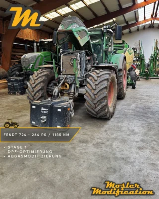 Dieser Fendt 724 erhielt von uns eine umfangreiche Softwareoptimierung mit Fokus auf Leistung und Effizienz. Neben der Programmierung der Abgasnachbehandlung, Abgasrückführung und des Dieselpartikelfilters bekam der Schlepper eine satte Stage 1 Optimierung. Die Serienleistung von 220 PS und 1.058 Nm konnten wir auf 264 PS und 1.185 Nm steigern. Ein Zuwachs von knapp 45 PS und rund 130 Nm.

🔧 Modell: Fendt 724
🚀 Stage 1 Ergebnis: 264 PS / 1.185 Nm
📈 Zuwachs: ca. +45 PS / +130 Nm
⚙️ Optimierung der Abgasnachbehandlung, AGR & DPF

Bei der Abstimmung stand nicht nur die zusätzliche Leistung im Vordergrund. Durch unsere Eco-Optimierung arbeitet die Maschine besonders effizient und stellt das zusätzliche Drehmoment genau dort zur Verfügung, wo es im täglichen Einsatz benötigt wird.

Das Ergebnis: mehr Durchzugskraft bei gleichzeitig kraftstoffsparender und motorschonender Abstimmung, ideal für lange und anspruchsvolle Arbeitseinsätze.

📍 Vor-Ort-Service
📩 Anfragen gerne per DM
🌐 www.mosler-modification.eu

#MoslerModification #Fendt #Fendt724 #FendtVario #Vario #Stage1 #EcoOptimierung #Leistungsoptimierung #Agrartechnik #Landtechnik #Traktor #Schlepper #Softwareoptimierung #ECU #DieselPower #Landwirtschaft #Farming #Farmlife #Diagnose #Deutschland #Germany