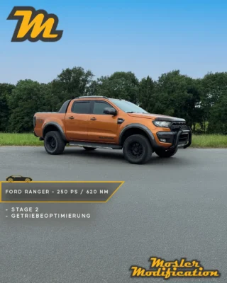 Dieser Ford Ranger Wildtrak wurde neben dem Offroadumbau auch softwareseitig optimiert. Der Kunde entschied sich hier für unsere Mosler Modification Stage 2 mit optionaler Getriebeoptimierung. Das Ergebnis: satte 250 PS und 620 Nm Drehmoment, die das Fahrzeug zu einem echten Offroad-Performer machen. Durch die zusätzliche Getriebeoptimierung überzeugt das Fahrzeug jetzt mit schnelleren Schaltvorgängen, besserem Durchzug und einem nochmals souveräneren Fahrgefühl.

🔧 Modell: Ford Ranger 3.2L TDCI Diesel
🚀 Stage 2 Ergebnis: 250 PS / 620 Nm
🧠 Umsetzung: OBD-Diagnoseschnittstelle

Unsere Stage 2 wird ganz unkompliziert per OBD-Diagnoseschnittstelle aufgespielt und ist perfekt für alle, die keine radikalen Umbauten an ihrem Fahrzeug vornehmen möchten. Mit 250 PS und 620 Nm erzielen wir eine signifikante Optimierung der Fahrdynamik, Durchzugskraft und Performance, ohne die Serienkomponenten zu belasten.

📍 Individuell abgestimmt
📩 Anfragen via DM
🛜 www.mosler-modification.eu

#Ford #Ranger #FordRanger #Wildtrak #Softwareoptimierung #offroad #offroadbuild #pickuptruck #stage2 #Getriebeoptimierung #Dieselpower #Drehmoment #torque #offroadnation #fordperformance #tuning #cars #trucksofinstagram #MoslerModification #Deutschland #Germany