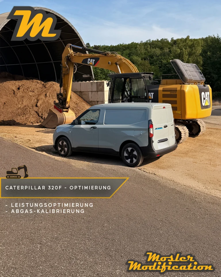 Dieser Caterpillar 320F erhielt bei uns eine individuelle Softwareoptimierung vor Ort und profitierte von einer deutlichen Leistungssteigerung. Die Serienleistung von 162 PS konnten wir auf 200 PS steigern. Mit 38 PS zusätzlicher Leistung und dem damit verbundenen höheren Drehmoment steht dem Bagger noch mehr Kraft für anspruchsvolle Arbeiten zur Verfügung.

🔧 Modell: Caterpillar 320F
🚀 Ergebnis: 200 PS
⚙️ Agileres Ansprechverhalten der Hydraulik
💨 Kalibrierung von AGR & Abgasnachbehandlung

Durch die individuell abgestimmte Software profitiert die Maschine von einer agileren Hydraulik, einem ruhigeren Motorlauf und kann je nach Einsatzprofil zusätzlich eine Kraftstoffersparnis erzielen.

Im Zuge der Optimierung wurden außerdem das Abgasrückführungsventil sowie die AdBlue-Abgasnachbehandlung entsprechend kalibriert und auf einen zuverlässigen Betrieb abgestimmt.

Mit unserem Servicefahrzeug kommen wir direkt zur Maschine und können viele unserer Leistungen vor Ort beim Kunden durchführen. Gerade bei großen Baumaschinen entfallen dadurch aufwendige Transporte und unnötige Ausfallzeiten. Die Optimierung erfolgt dort, wo die Maschine im Einsatz ist.

📍 Vor-Ort-Service
📩 Anfragen gerne per DM
🌐 www.mosler-modification.de

#MoslerModification #Caterpillar #CAT #CAT320F #Caterpillar320F #Baumaschinen #Bagger #Construction #Leistungsoptimierung #Softwareoptimierung #ECU #Tuning #Baustelle #Hydraulik #Baumaschinentechnik #Excavator #Diagnose #Deutschland #Germany