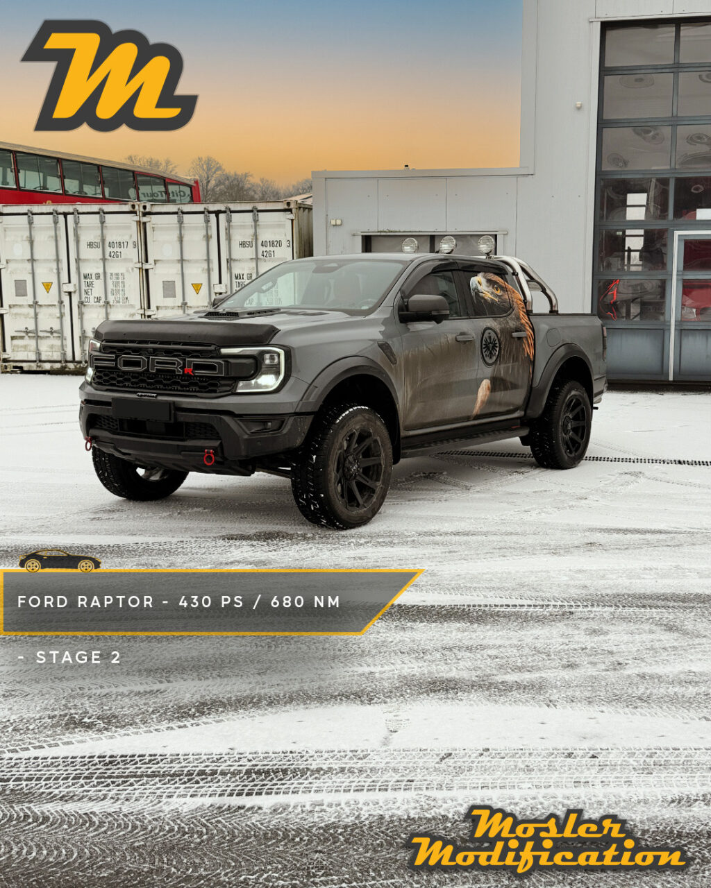 Dieser Ford Raptor bekam unsere Stage 2 Optimierung und hat nun satte 430 PS und 680 Nm Drehmoment, welche die bereits aggressive Optik perfekt ergänzen. Die V-Max Aufhebung ist bei dieser Konfiguration inklusive.

🔧 Modell: Ford Raptor
🚀 Stage 2 Ergebnis: 430 PS / 680 Nm
🧠 Umsetzung: Diagnoseschnittstelle (OBD)

Unsere Stage 2 wird ganz unkompliziert per OBD-Diagnoseschnittstelle aufgespielt und ist perfekt für alle, die keine radikalen Umbauten an ihrem Fahrzeug vornehmen möchten. Mit 430 PS und 680 Nm erzielen wir eine signifikante Optimierung der Fahrdynamik, Durchzugskraft und Performance, ohne die Serienkomponenten zu belasten.

📍 Individuell abgestimmt
📩 Anfragen via DM
🛜 www.mosler-modification.eu

#FordRaptor
#ECU
#Softwareoptimierung
#MoslerModification
#Stage2