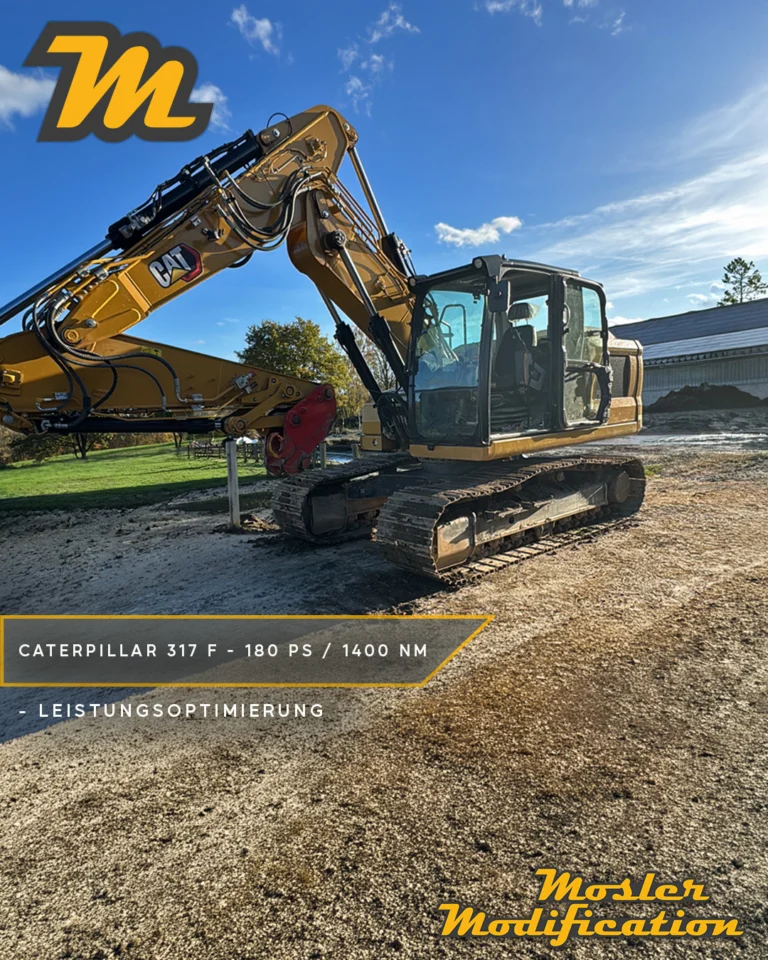 Dieser Caterpillar 317 F erhielt bei uns eine individuell abgestimmte Leistungsoptimierung. Aus serienmäßigen rund 150 PS und 1.200 Nm werden nach der Optimierung 180 PS und 1.400 Nm. Das Plus von 30 PS und 200 Nm sorgt insbesondere im unteren Drehzahlbereich für zusätzliche Leistungsreserven und eine kraftvollere Leistungsentfaltung bei anspruchsvollen Baggerarbeiten.

🔧 Modell: Caterpillar 317 F
🚀 Ergebnis: 180 PS / 1.400 Nm
📈 Leistungssteigerung: +30 PS / +200 Nm

Im Zuge der Optimierung wurde die Motorsteuerung gezielt angepasst, um insbesondere bei niedrigen Drehzahlen mehr Drehmoment bereitzustellen. Dadurch stehen dem Hydrauliksystem zusätzliche Leistungsreserven zur Verfügung, sodass der Bagger auch bei hoher Belastung kraftvoller arbeiten kann. Die angepasste Leistungsentfaltung ermöglicht zudem einen effizienteren Betrieb bei geringeren Motordrehzahlen.

📍 Vor-Ort-Service
📩 Anfragen gerne per DM
🌐 www.mosler-modification.eu

#MoslerModification #Caterpillar #CAT #CAT317F #Caterpillar317F #Bagger #Kettenbagger #Baumaschinen #Baumaschinentechnik #Leistungsoptimierung #Motoroptimierung #Chiptuning #Softwareoptimierung #ECU #DieselPower #Hydraulik #Drehmomentsteigerung #Baustelle #Tiefbau #Erdbau #Construction #HeavyEquipment #Deutschland #Germany